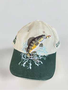 Gift for Anglers Embroidered Walleye Fishing Hat Cotton Cap